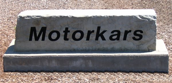 Motorkars Stone Marker