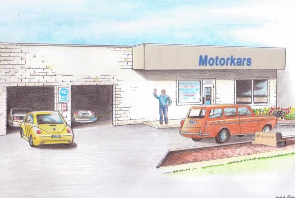Motorkars Drawing by Jack Rogers